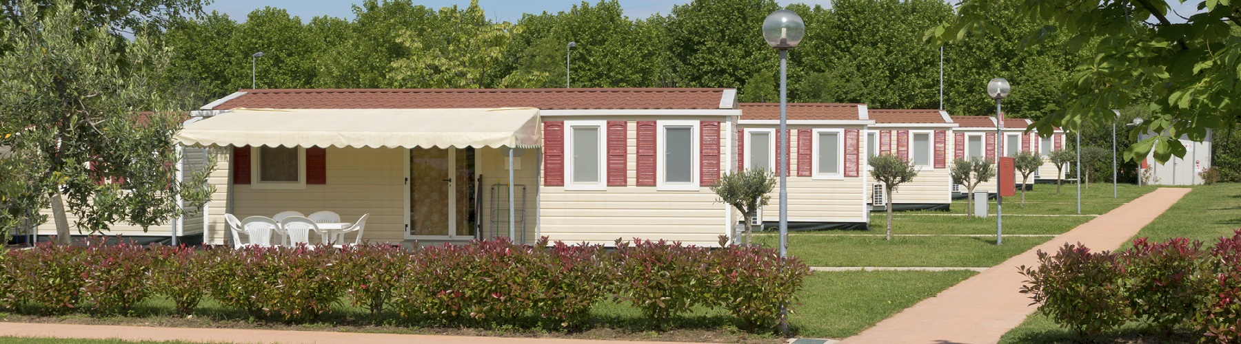 Mobile Home insurance represented by a mobile home park